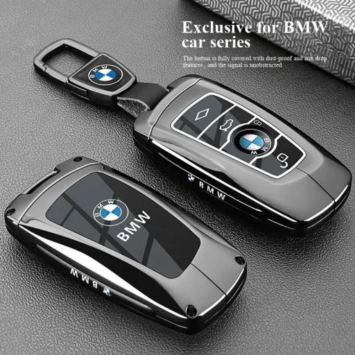 Étui de protection pour clé intelligente BMW | Coque haut de gamme résistante à l'usure et aux chutes