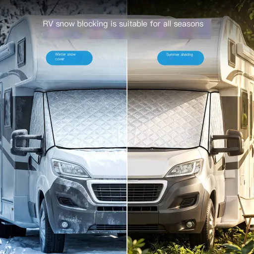 Araç Karavan Kar Örtüsü Ön Cam Güneşlik Koruması Isı Koruma Araç Örtüsü Rüzgar Siperi Güneşlik Araç Kılıfı Dört Mevsim Evrensel